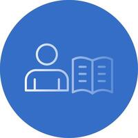 Study Flat Bubble Icon vector