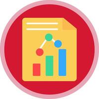 Paper Flat Multi Circle Icon vector