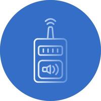 Device Flat Bubble Icon vector