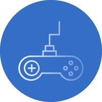 Gaming Flat Bubble Icon vector