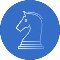 Chess Flat Bubble Icon vector