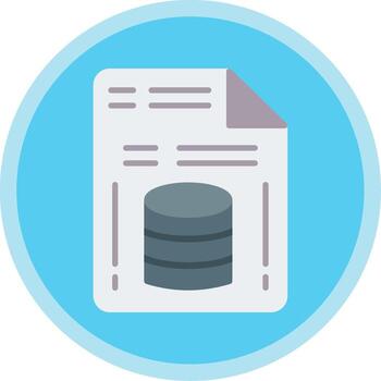 datos plano multi circulo icono vector