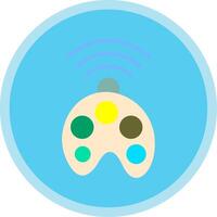 Art Flat Multi Circle Icon vector