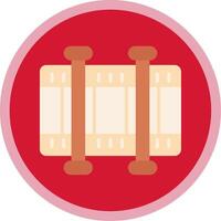 Scrolling Flat Multi Circle Icon vector