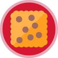 Cracker Flat Multi Circle Icon vector