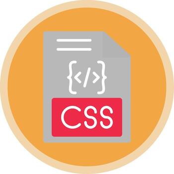 css plano multi circulo icono vector