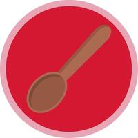 Spoon Flat Multi Circle Icon vector