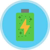 Battery Flat Multi Circle Icon vector