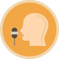 Recording Flat Multi Circle Icon vector