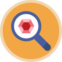 Research Flat Multi Circle Icon vector