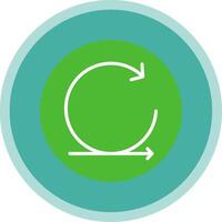 Agile Flat Multi Circle Icon vector