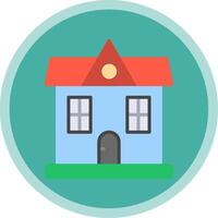 House Flat Multi Circle Icon vector