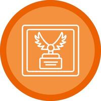 Frame Line Multi Circle Icon vector