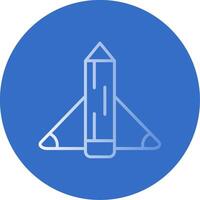 Startup Flat Bubble Icon vector