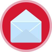 Mail Flat Multi Circle Icon vector