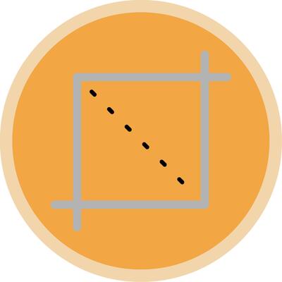 Crop Flat Multi Circle Icon