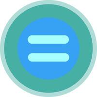 Equal Flat Multi Circle Icon vector