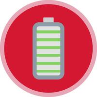 Battery Flat Multi Circle Icon vector