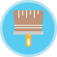 Brush Flat Multi Circle Icon vector