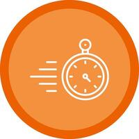 Timer Line Multi Circle Icon vector