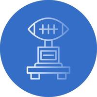 Football Flat Bubble Icon vector