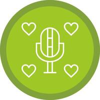 Love Line Multi Circle Icon vector