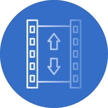 Roll Flat Bubble Icon vector