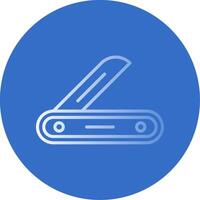 Multitool Flat Bubble Icon vector