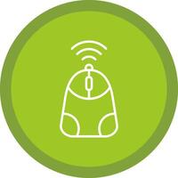 Mouse Line Multi Circle Icon vector