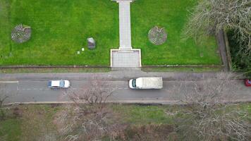 High angle view of Harpenden Town of England UK. March 16th, 2024 video