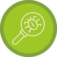 Antivirus Line Multi Circle Icon vector