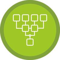 Structure Line Multi Circle Icon vector