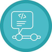 Programming Line Multi Circle Icon vector