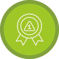 Award Line Multi Circle Icon vector