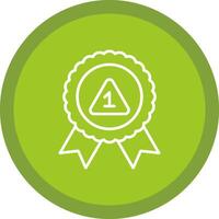 Award Line Multi Circle Icon vector