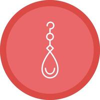 Earring Line Multi Circle Icon vector