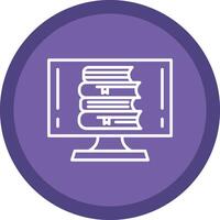 OnLine Multi Circle Library Line Multi Circle Icon vector