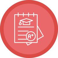 Assignment Line Multi Circle Icon vector