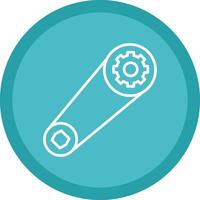 Belt Line Multi Circle Icon vector