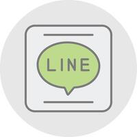 APP Line Filled Light Icon vector