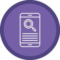 Smartphone Line Multi Circle Icon vector