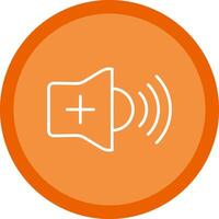 Volume Line Multi Circle Icon vector