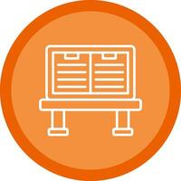 Unit Line Multi Circle Icon vector
