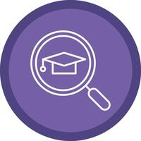 Research Line Multi Circle Icon vector