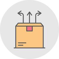 Product Strategy Line Filled Light Icon vector