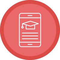Elearning Line Multi Circle Icon vector