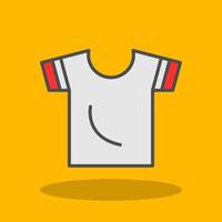 Shirt Filled Shadow Icon vector