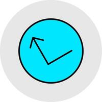 Bounce Line Filled Light Icon vector