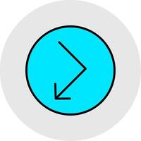 Bounce Line Filled Light Icon vector