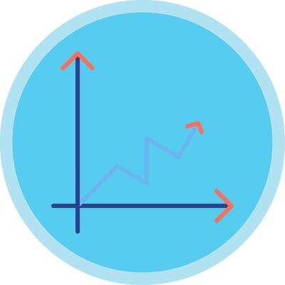 Flat Multi Circle Chart Flat Multi Circle Icon